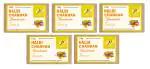 YNB YOURS NATURAL BUDDY Organic Haldi Chandan Handmade SLS & Paraben Free Soap 120g (Pack of 5)