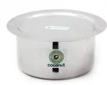 Coconut Tope & Lid Induction Bottom Cookware Set (Stainless Steel, 2 - Piece)