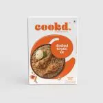 Cookd Dindigul Biryani Kit 505g (Serves 3 People) | Ready to Cook Biryani Recipe in 20 Minutes with Seeraga Samba Rice, Biryani Paste & Seasoning Oil | Taste the Authentic Biryani Masala with Spices