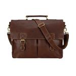 August Portfolio Bag Leather Laptop Briefcase Bag For Mens & Women | Laptop office Bags Certificate and file holder bag Travel Water Resistant storage Travel Stylish Packing