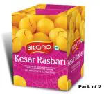 Bikano Kesar Rasbari Tin 2kg (1000g x Pack of 2)