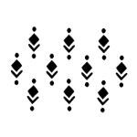 Comet Busters Traditional Black Bindi (BIN440) Pack of 1