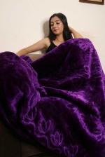 YATI GALLERIE Super Shoft Mink Blanket in Self Embossed Design