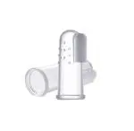 THE PAINT HUB 1 pc Kids Clean Teeth Soft Reusable Silicone Finger Toothbrush and Gum Massager Brush