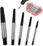 UP TO DATE PRODUCTS Broken Bolt Extractor Kit, Pipe Screw Extractor Set, Bolt Extractor Set Stripped Screw Remover,for M3-M19 (1/8