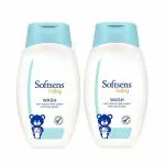 Softsens Baby TEAR FREE Baby Wash with natural milk cream & shea butter (200ml x Pack of 2)