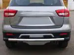Ankitmart Maruti Suzuki Vitara Brezza Rear Bumper Safety Guard Silver