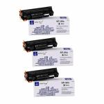 Softly Print 88A CC388A Laserjet Toner Cartrdige | for HP Laserjet Printer M1136, MFP, P1007, P1106, P1108, P1008, M1213nf, MFP, M126nw MFP, M1218nfs, M128fw MFP, M128fn, MFP, M226DW, M226DN PACK 3|Printer Toner Cartridge