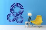 Decowall Multicolor Plastic Royal Design Plastic Reusable Stencil For Wall Painting Decor, 16 X 24 Inch