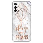 GADGETSWRAP Printed Vinyl Skin Sticker for Samsung Galaxy S21 - chase the dream