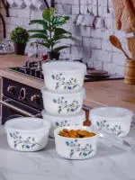 Cello Opalware Storage Container with Lid (set of 6pcs)