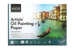 Brustro White Artists Oil Painting Glued Pad 300 GSM A3-10 Sheets