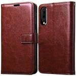 xvx Flip Cover for Samsung Galaxy A30s (Brown, Dual Protection, Pack of: 1)