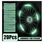 QinPin Highly Reflective Sticker & Decal for Car, Bike, Bicycle, Bike, Scooter, Computer Baby Stroller, Helmet, Cloth, Motorcycles, Bicycles, Electric Vehicles, Scooters, Mailboxes, Computers, Jackets, Running Vests, Fences, Dog Collars, Dog Leashes and M