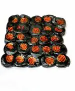 JOHNSON TOOLS Crafts Works Black Raw Clay Mom 12.7 x 12.7 x 2.54 cm