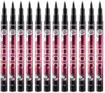 ELDERWAND 36H Eyeliner Precision Liquid Waterproof Lash Eyeliner Pencil Eye Liner, Water Resistant, Long-Lasting - (Black, Pack of 12)