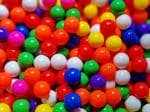 EEVOVEE 100 pcs Medium Size Premium Multicolor Plastic Balls for Kids