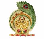 Kartique Antique Metal Ganesha ji Statue Wall Hanging Key Holder 7 Inch Medium