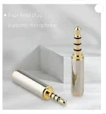 Tech Gear SILVER PHONE CONVERTER 2.5mm Male to 3.5mm Female Stereo Audio Adapter