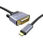 BlueRigger USB C 3.1 to DVI Adapter Cable - 3 m