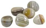 Astroghar Multicolor Natural Banded Agate For Reiki And Chakra Healing (6 Pcs)