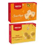 Indiyum Soan Papdi & Besan Laddu 800g (Pack of 2)