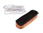 Sheppits Premium Shoe Polish Brush & Sports Shoes Laces (White) Combo | Shoe Care Kit