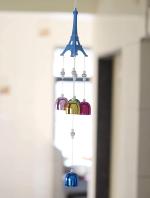 Buyab Factory Silver, Blue Aluminium Positive Energy Windchime M-Bf-379 - 31 Inch