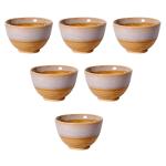 Kraftmania Ceramic Ice Cream Bowl Dessert Bowl Serving Set Capacity 100 ML