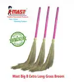 Mast Big B Handmade Extra Long Grass Broom (Pack of 3)