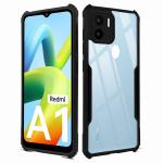 ZORZO Redmi A1 Plus Bumper Case |360 degree Protection |Anti-slip| Transparent Hybrid| Eagle Mobile Back Case Cover for Redmi A1 Plus -Black