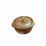 SVK DREAM Wooden Chappati Box, Roti Box, Paratha, Puri Box Wooden Casserole