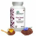 Flaxseed Oil Omega 3 6 9 Capsules 1000 mg for Heart Skin & Immunity Support for Men & Women