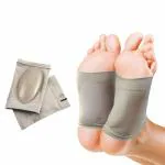 Expertomind Flat Foot Arch Support for Men & Women | Plantar Fasciitis Foot Care | Non-Slip Sleeve Cushion For Foot Pain Relief | Correct Heel Spurs Neuromas Flat Feet | One Size (Pack of 2)