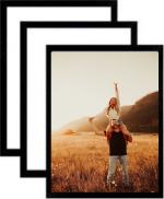 JETAL ART Personalised Black Wood Photo Frame - 8 x 10 inch (Pack of 3)