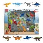 WISHKEY Colorful Cute Adorable Dino Erasers, School Stationary Set for Kids (Multicolor)