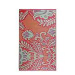 Sapana Carpet-Mats Chatai mats for Home Multipurpose, Reversible Plastic chatai Indoor / Outdoor use Corsica Cherry RED 4 x 6 (L 180 cm x W 120 cm)