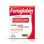 Feroglobin B12 Capsules, Iron And Folic Acid Supplement For Men And Women Support Haemoglobin Formation And Energy Release, Safe In Pregnancy | Vegetarian 30 Haematinic Capsules