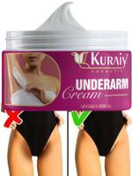 KURAIY pure 100% Natural Underarm Whitening Cream for Dark Underarms