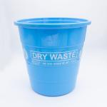 Jaycee Blue Plastic Open Dustbin - 8 L
