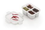 VEHHE 4 Compartment Food Storage Container