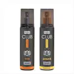 Byond Club House Tito and Shosha Long Lasting Fragrance No Gas Deodorant Body Spray -120ml+ 120ml