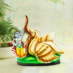 pujaNpujari Krishna golus doll (clay) 17cms / Bommai for Dussehra / Navaratri