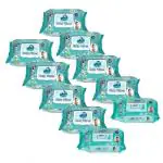 Glider Baby Wipes with Aloe Vera & Vitmain E Moisture Lock Flip-Top 100 pcs (Pack of 10)