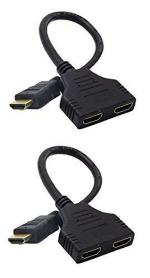 Microware HDMI Adapter for Projector, Laptop, Monitor, Television, PlayStation, DVD Player, Router, Xbox