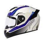 TVS Racing XPOD Speedy White Blue Helmet-M