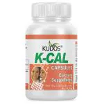 Kudos K-Cal Capsules | Calcium & Iron Supplement | 60 Capsules | GMP Certified | Pack Of 2