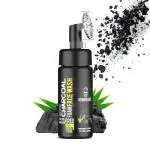Urbanguru Men's Foaming Activated Charcoal Face Wash with Built-In Face Brush for deep cleansing - No Parabens, Sulphate, Silicones & Color - 100ml