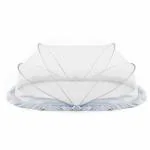 LifeKrafts Grey Foldable Baby Mosquito Net 65 cm x 135 cm x 65 cm( 0 to 24 months)