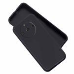 Artistque Liquid Silicone Back Cover Case for Realme 11 Shockproof TPU Soft Flexible with Camera Protection - Black